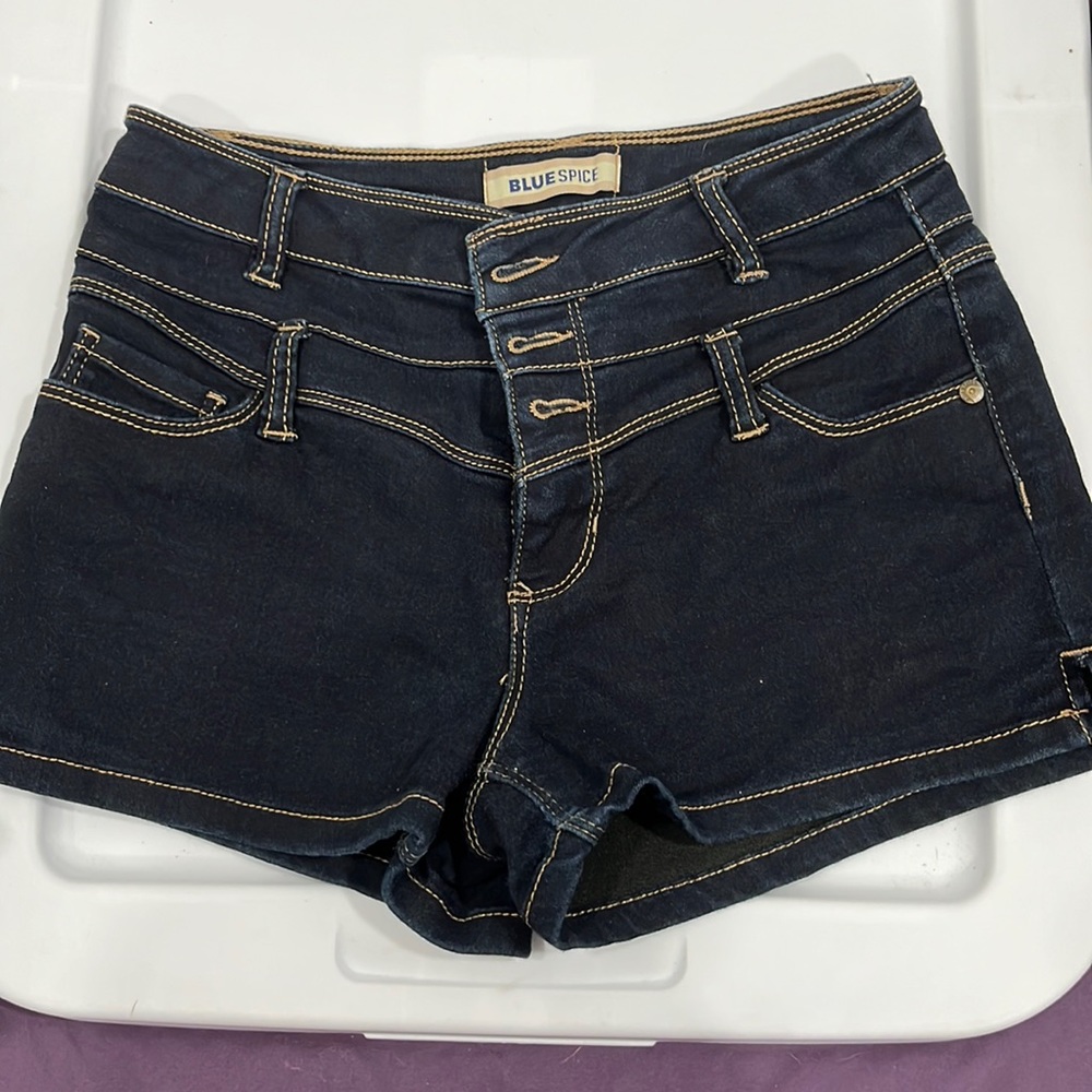 Blue spice shorts